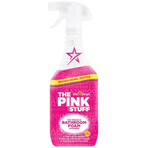 Stardrops The Pink Stuff Miracle Bathroom Foam Cleaner, 850ml | Affordable & Durable - Product Image Stardrops The Pink Stuff Miracle Bathroom Foam Cleaner, 850ml | Affordable & Durable - Product Image